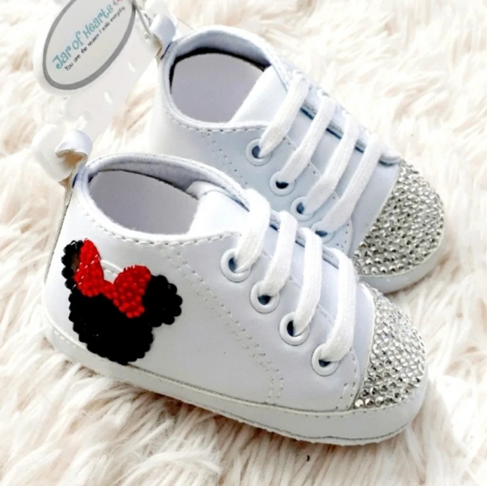 Custom Embellished Soft Bottom Shoes - Picture 1 of 4
